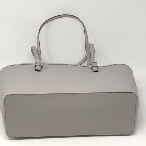 NWT Michael Kors Jet Set travel leather Ash gray - Picture 7 of 8